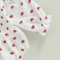 Barboteuse à imprimé floral et bande de sauna pour nouveau-né, vêtements à manches longues à volants pour bébé fille, combinaison de batterie 5