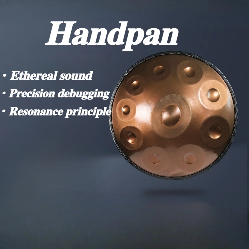 9-note 10-note Hand Disc Drum Therapy Handcrafted 12-note Healing HandPan Yoga Meditation Accompaniment Percussion Instrument