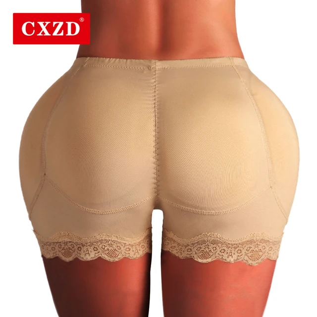 CXZD Women Butt Lifter Body Shaper Tummy Control Panties Fake Pad Shorts  Hip Enhancer Female Shapewear Foam Padded Underpants - AliExpress