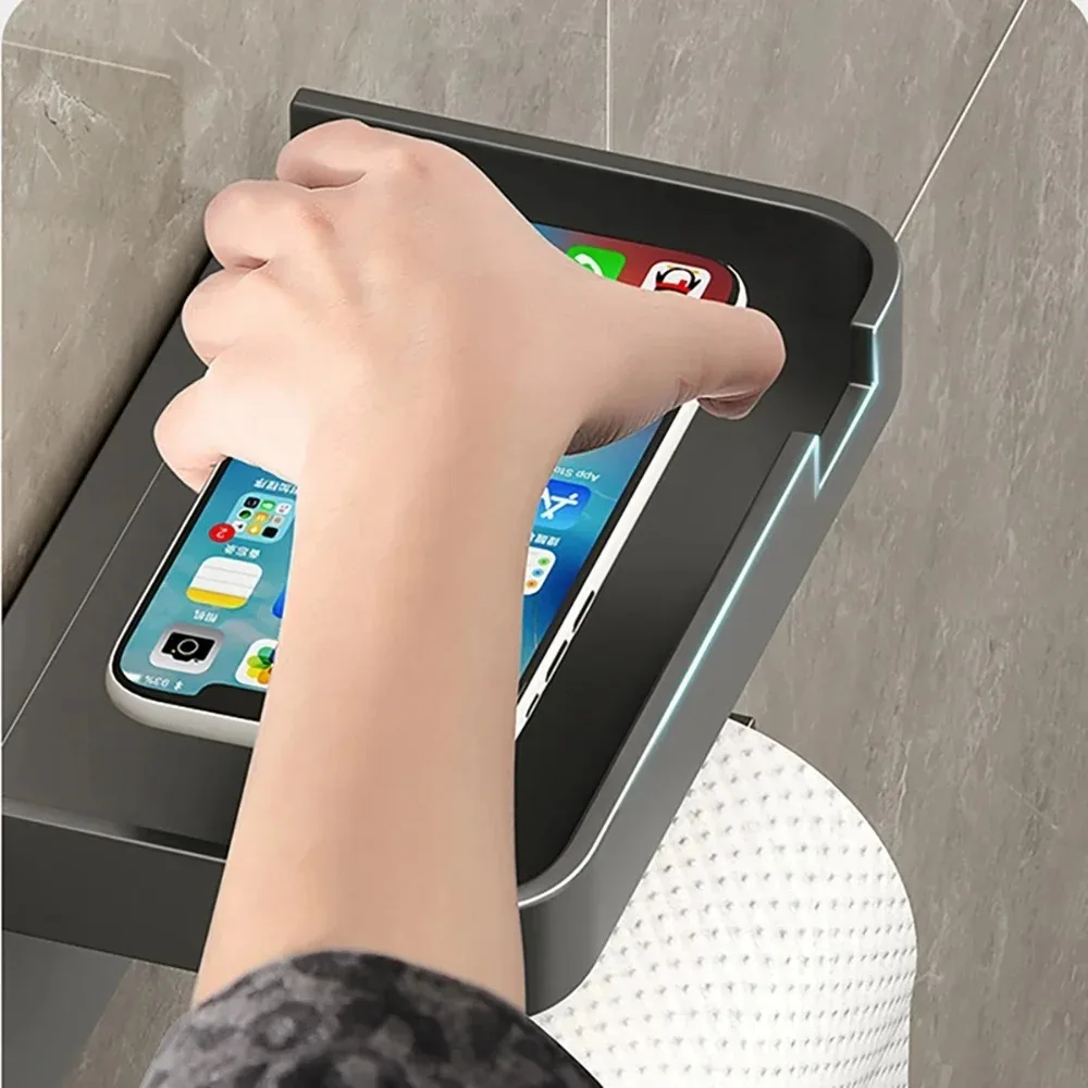 Waterproof Toilet Paper Box Tissue Storage Rack Wall Mounted