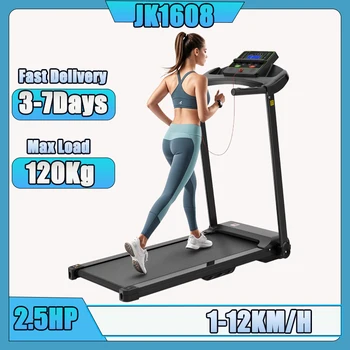 Tapis roulant Jk1608 Motore 2.5HP Velocità massima 1-12 km/h Installazione gratuita elettrica Macchina da corsa Basso rumoroso per tapis roulant domestico