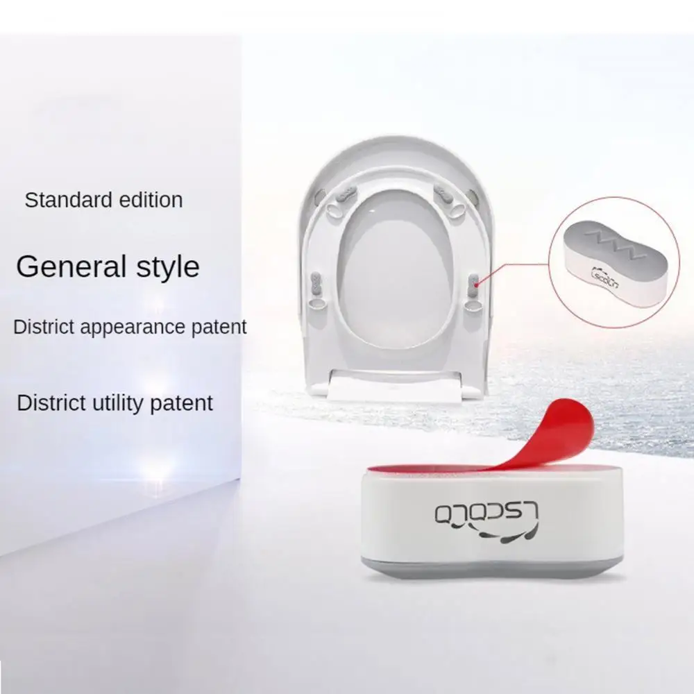 Samodra Bidet BumperFor Bidet Attachment Toilet Seat Bumper For Attachment With Strong Adhesive White 4PACK