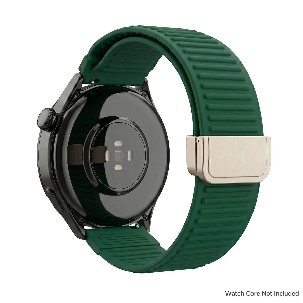Silicone Magnetic Band – Versatile 20mm 22mm Loop Strap Bracelet