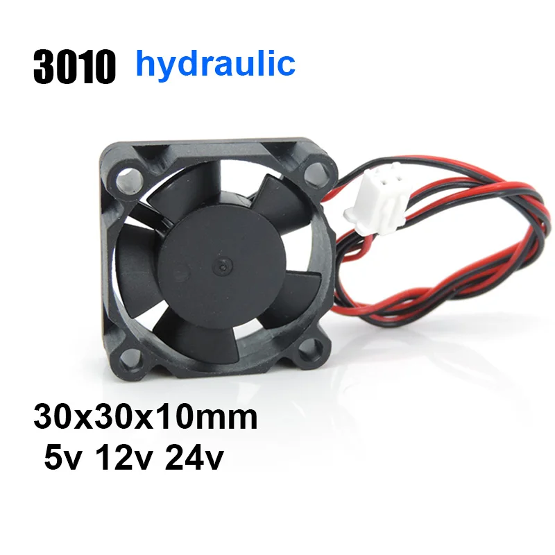hydraulic 3010 fan 30MM 30x30x10MM DC 5V 12V 24V 2Pin Cooler Small Cooling Fan DIY Reprap For j-head hotend for 3D Pinter Parts cooling fan 3d printer fan