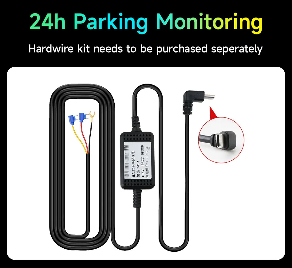 10,26'' 4K Dashcam 360 ° Drehbare Linse Auto DVR Drahtlose Carplay Android Auto GPS Navigation Video Recorder Dashboard FM AUX – Detail 18