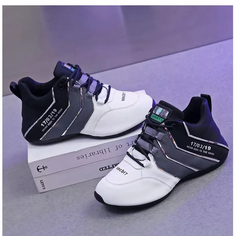 Spring Summer Outdoor Fashion Hot Sale Men Running Shoes Lace-up Men's Casual Walking Shoes Soft-soled Men's Flat Sneakers