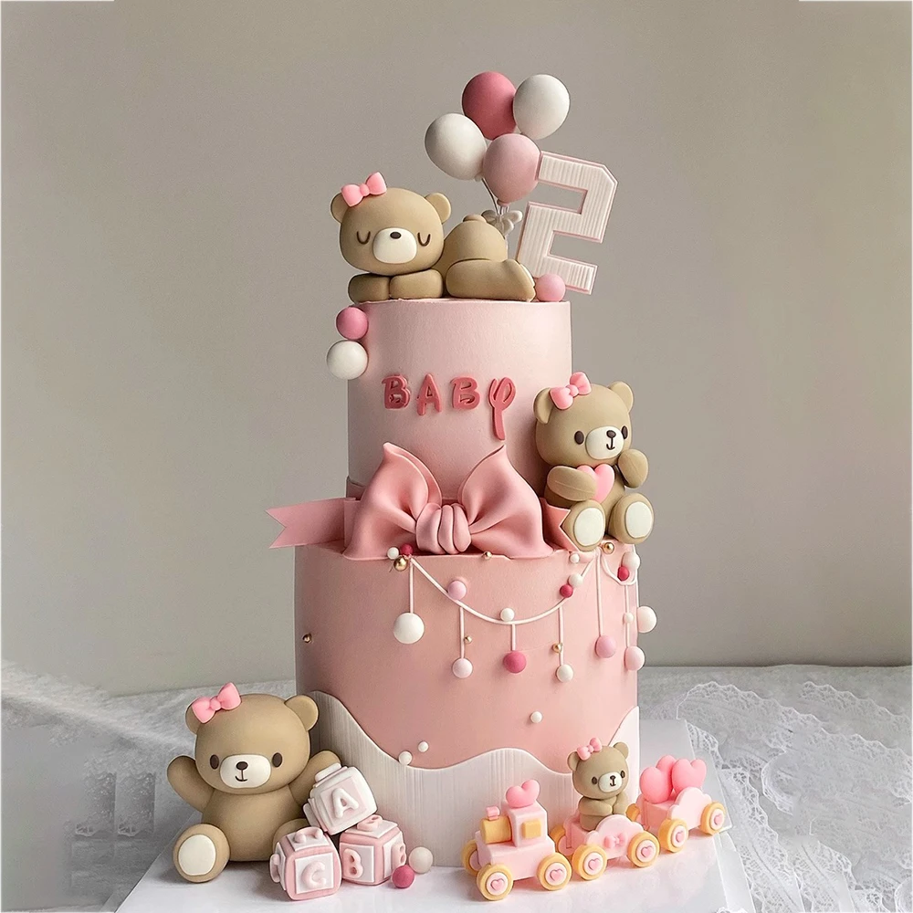 3D Bear Cake Topper 3