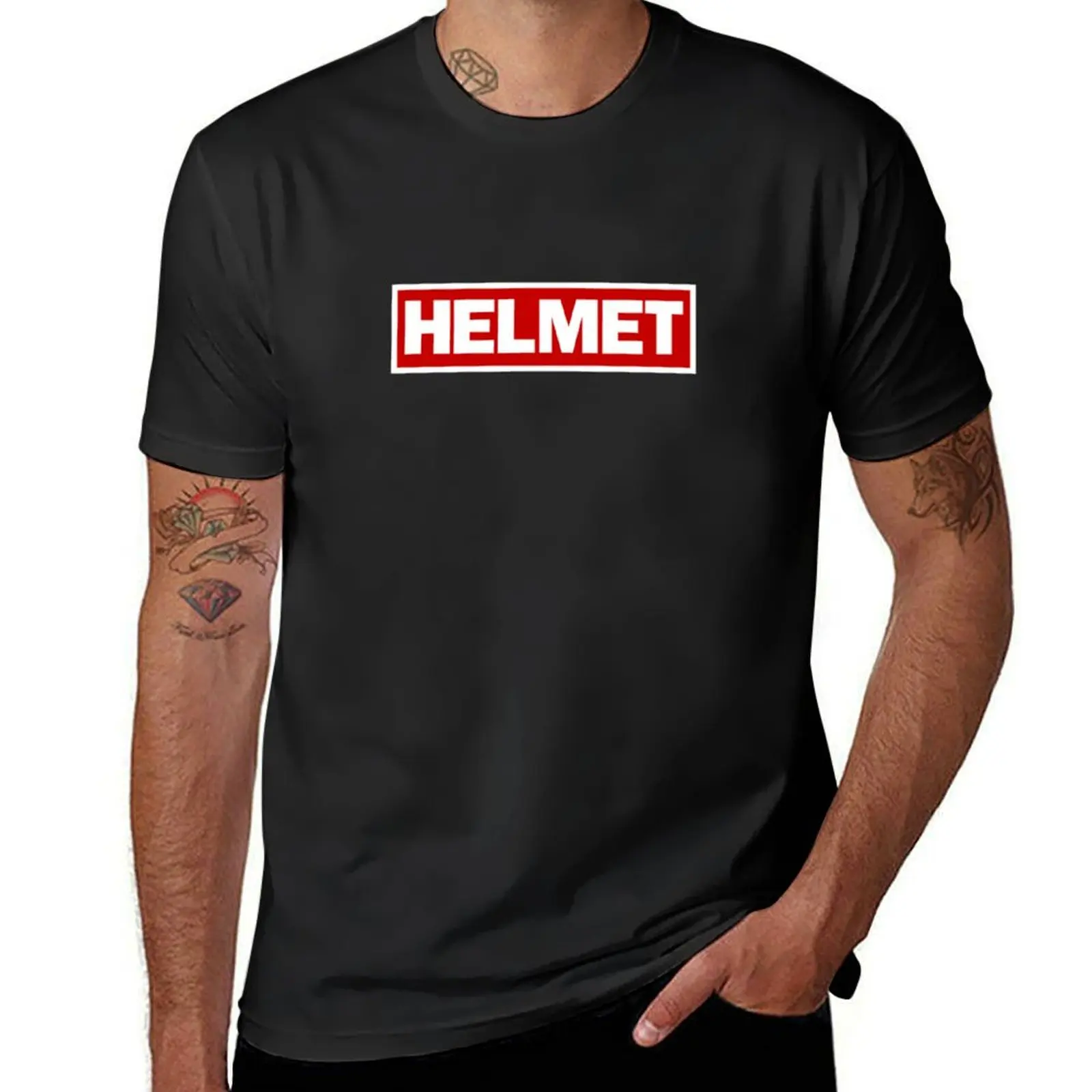 Meantime helmet T-Shirt customs blacks sublime mens champion t shirts