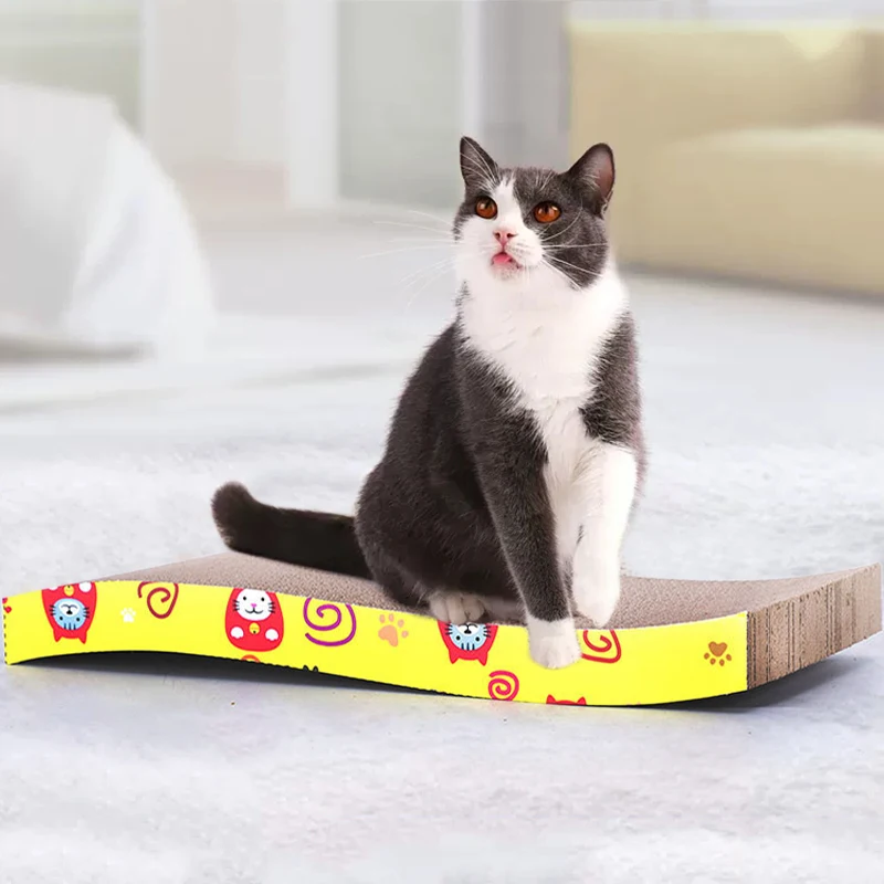 

Cat Scratching Board Multifunctional Cat Scratch Pads with Cat Mint Bite Resitents Cat Bed Cat Scratch Toys Juguetes Para Gatos