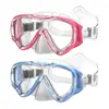 Kids Swim Goggles Snorkel Goggles Wide Vision Snorkel Diving Glasses Anti-Fog Goggles with Nose Cover No-Leak Swimming Goggles 1