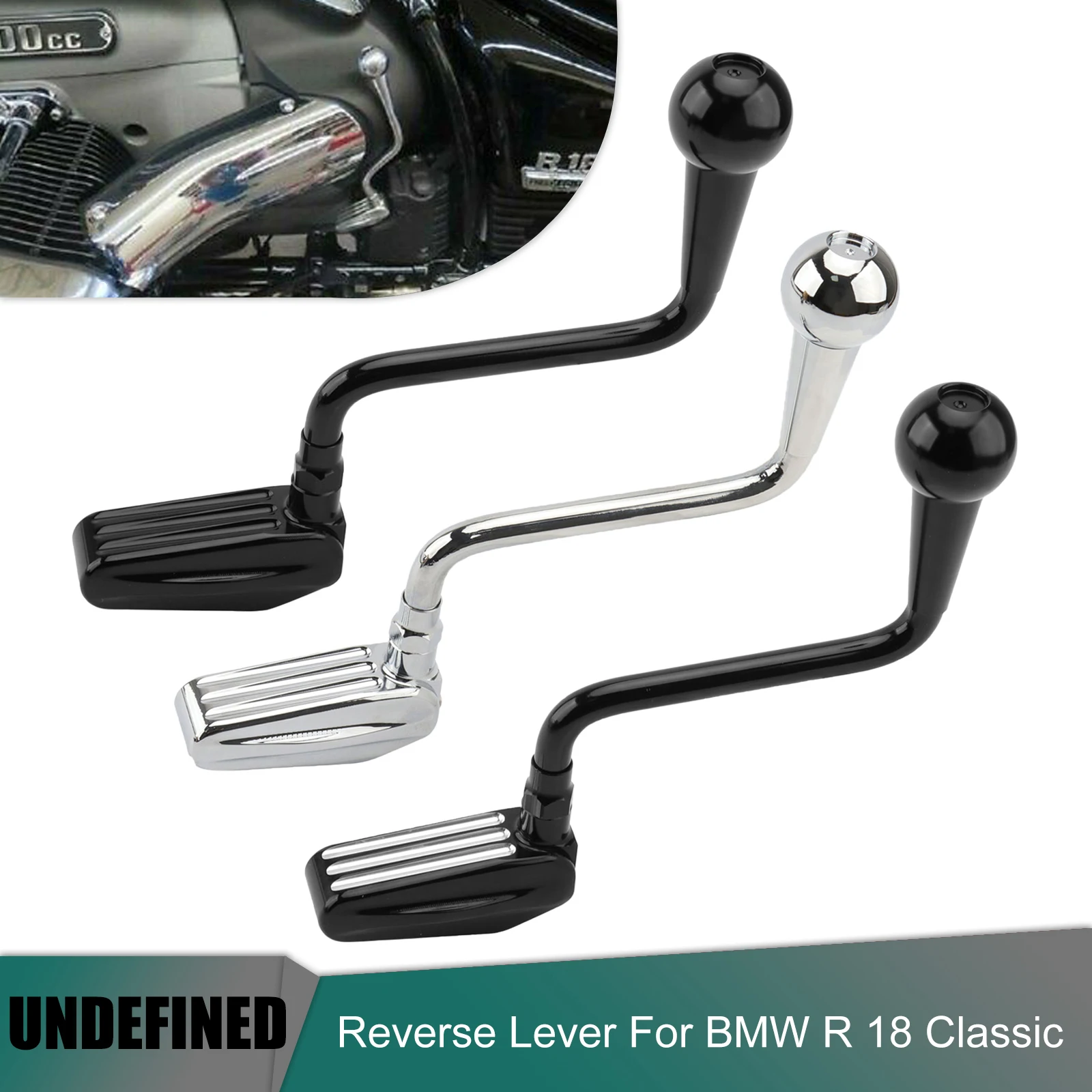 

Extended Reverse Gear Lever CNC Aluminum Black Chrome For BMW R18 R 18 Classic Motorcycle Accessories