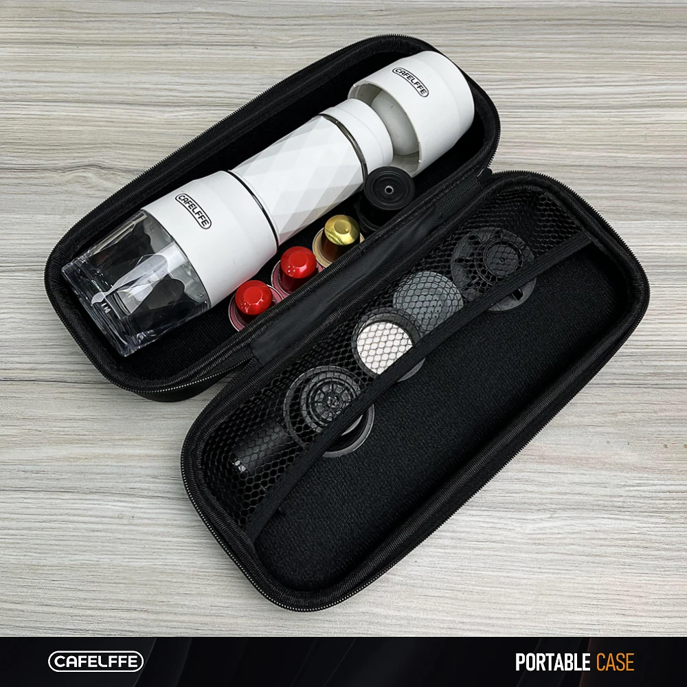 Portable Coffee Machine Portable Travel Bag Outdoor Combination Gift Giving Camping hiking EVA case with MK501 MK502 coffee machine