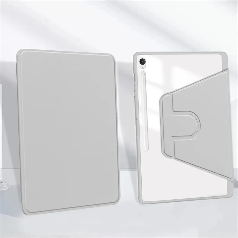 Acrylic 360 Rotation Tablet Case with Pencil Holder