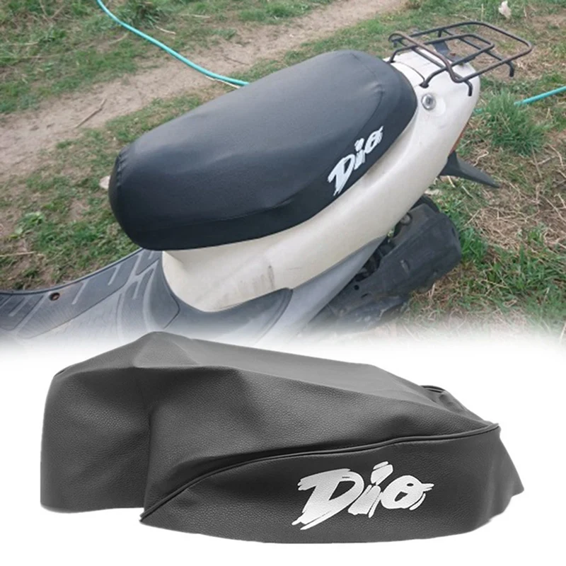 혼다 DIO AF27/AF28 오토바이 수정, 블랙 & 스카이 블루에 대 한 2Pcs 오토바이 좌석 커버 모방 Leatherseat 커버