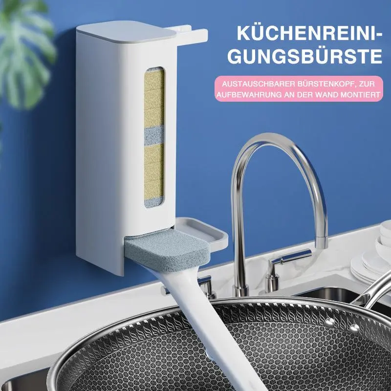 

Multi-Functional Disposable Kitchen Sponge Cleaning Brush Oil Slime Grime Cleaning Sponge Kitchens Household Sponge Cleaning Bru