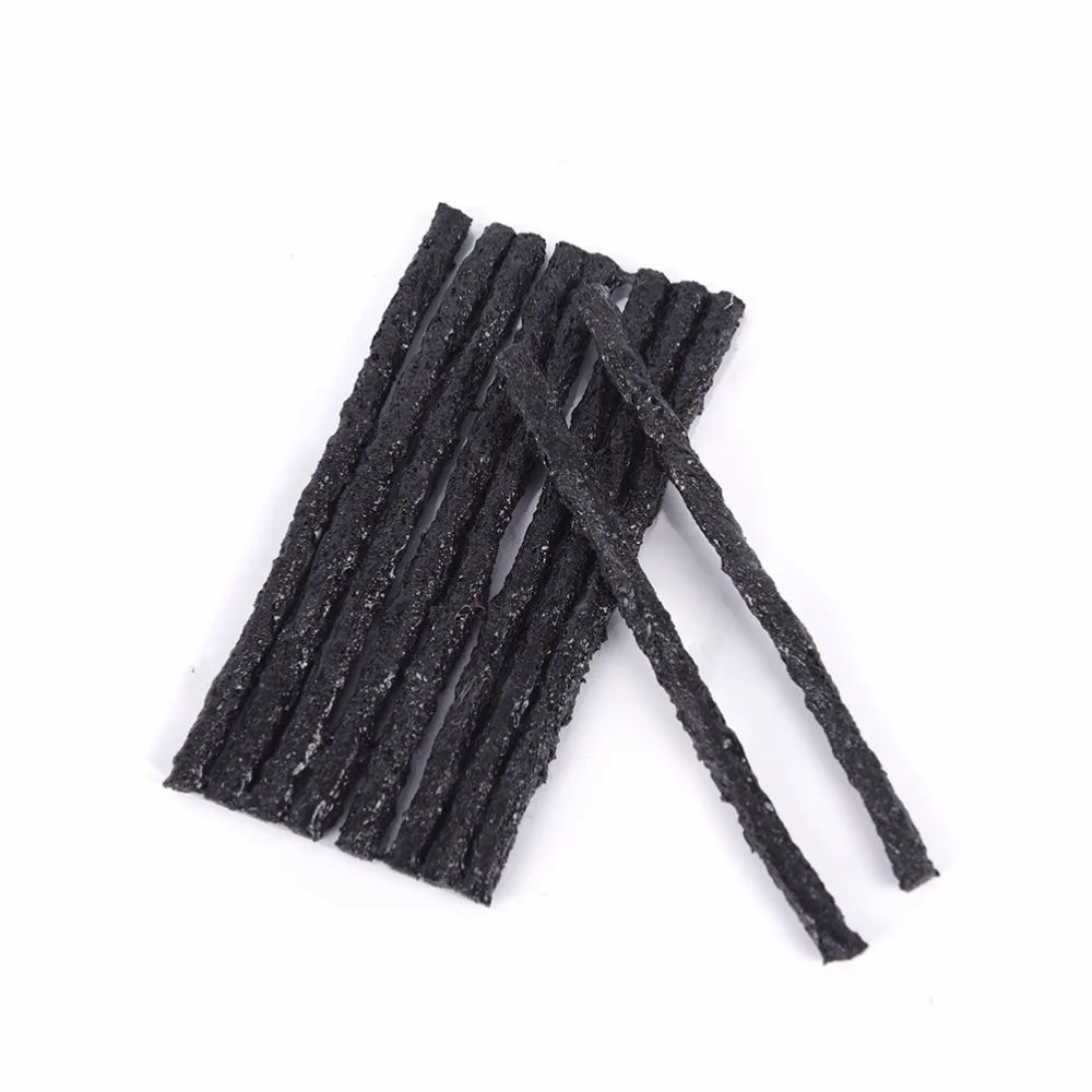 50Pcs Tubeless Tire Tyre Puncture Repair Strip String Tubeless Tyre Repairing Rubber Strips Tire Repair Car Bike Motorcycle