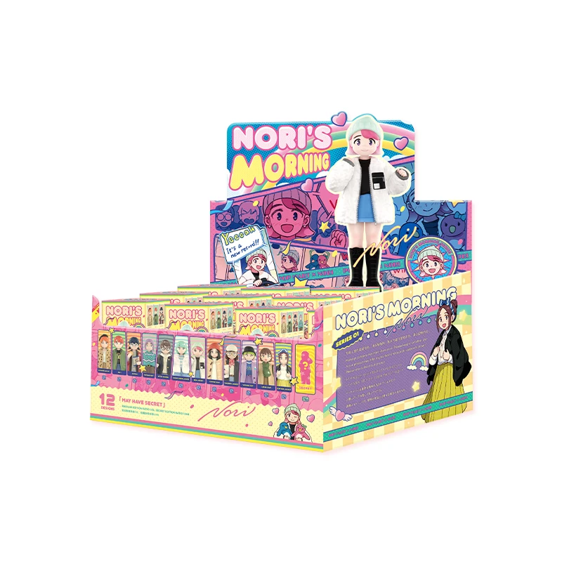 thumbnail image 1 of POP MART Nori's Morning Series Blind Random Box Toys Just A Girl Pop mart Mystery Box Caixa Cute Anime Action Figure Model Girls, 1 of 5