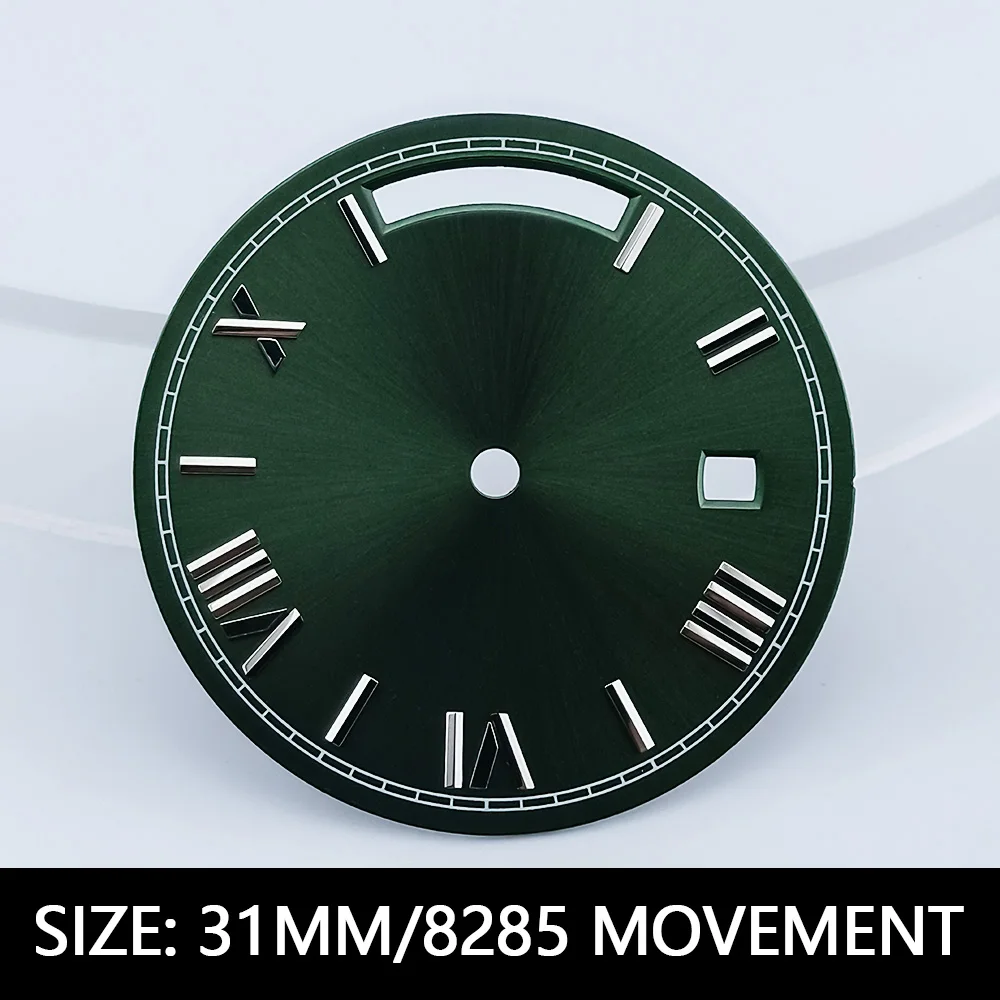 Premium 31mm Diameter Calendar Dial for Watch Accessories - Non-Luminous Finish