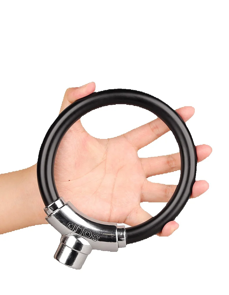 Lucchetto ad anello portatile antifurto per bicicletta con cavo per mountain bike_voghion.com