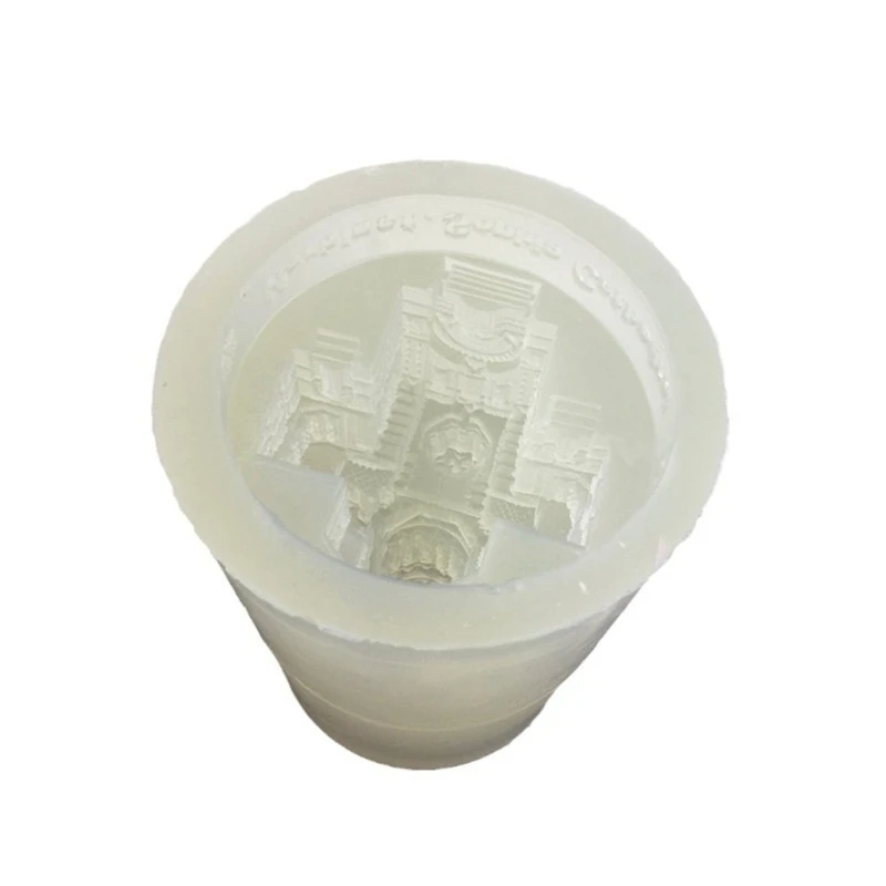 

Ornament Mould Church Easy to Use Molds Silicone Material for Hand-Making