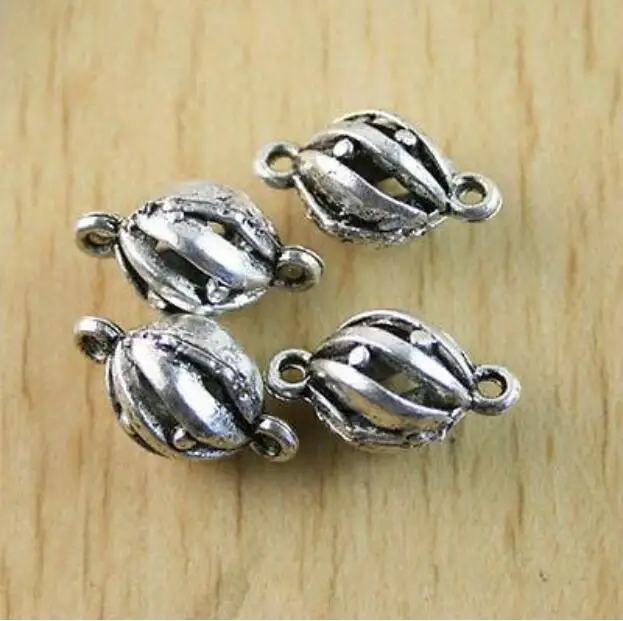 

6Pcs 19x11.2mm Tibetan silver round shape Link charms H1170
