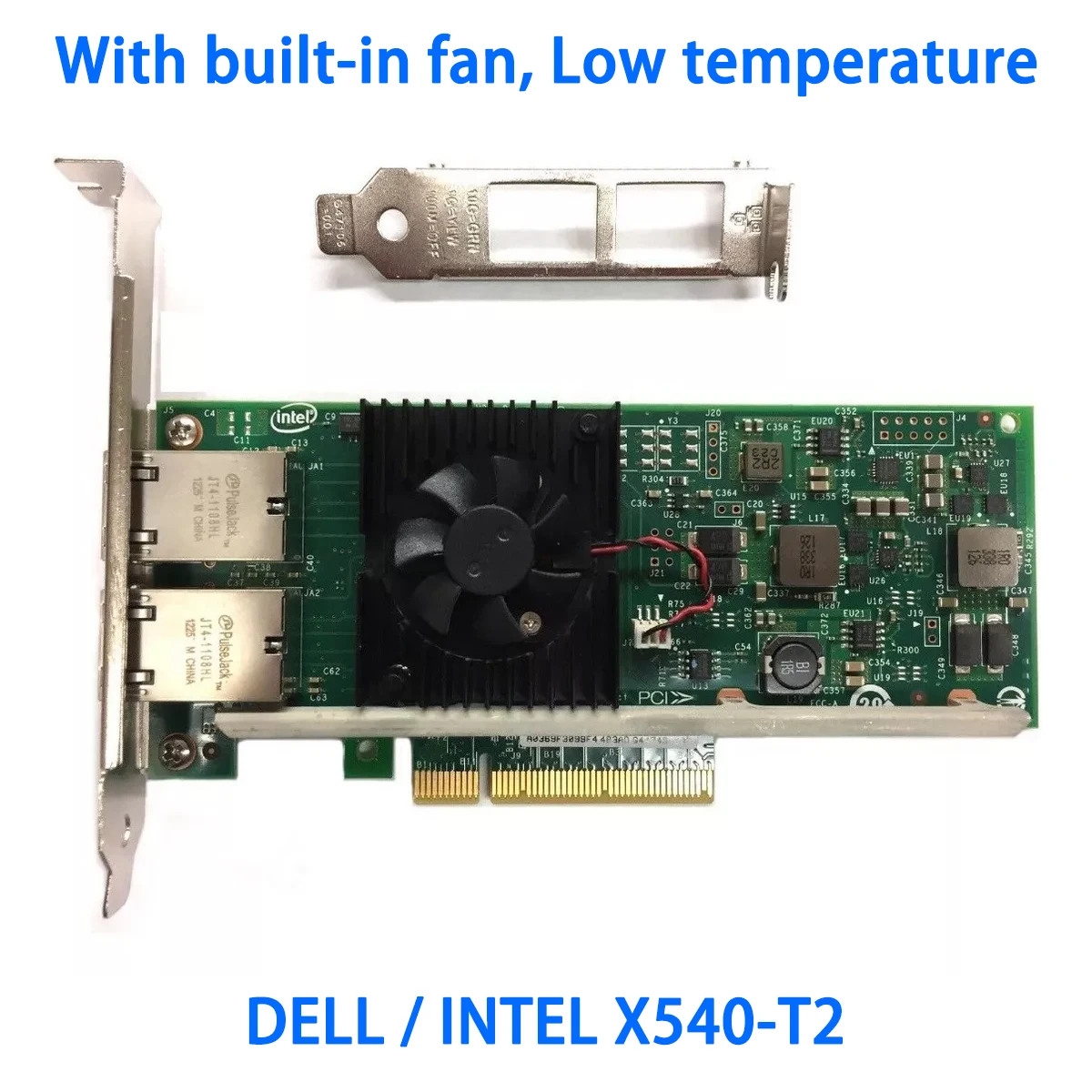 X540-T2 Intel Chipset PCIe x8 Dual Copper RJ45 10Gbps Port