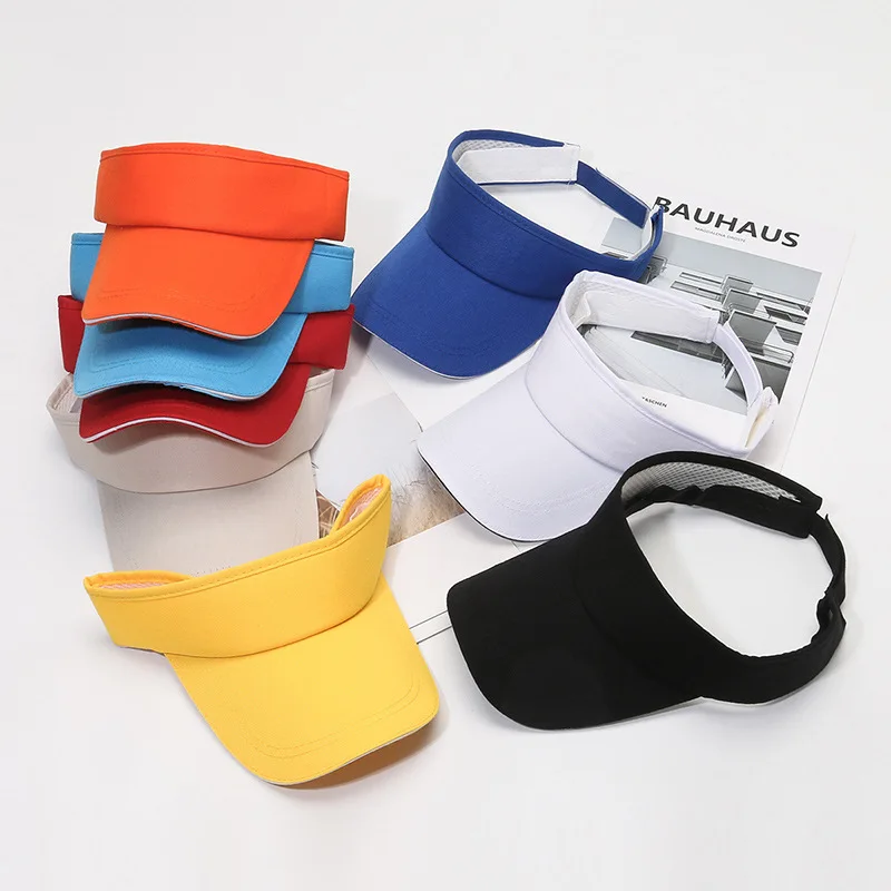 Tennis Caps Men Women Adjustable Sport Headband Classic Sun Sports Visor Hat Running Caps Tennis Beach Hat Outdoor Hats tennis caps