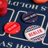 Large and Small Blindness BLIND/DEALER/All SALE Ceramic Round Dealer Coins Texa Poker Dealer Button Game Entertainment 6