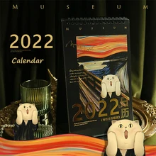 

2022 Custom Large Desk Pad Monthly Calendar Daily Schedule Planner Flipping Monthly Desktop Perpetual Calendar Home Office Use