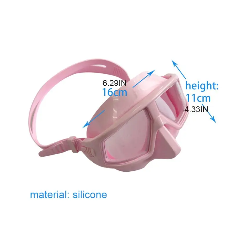 Free Diving Anti-Fog Dive Mask Anti-Leak Resin Glass Goggles Professional Snorkeling Gear for Snorkeling Freediving Swim,swimming goggles,snorkeling diving mask,diving mask,diving goggles
