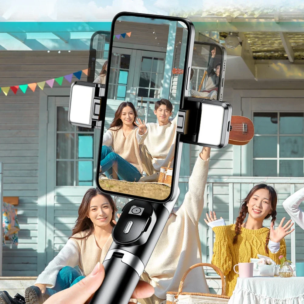 휴대용 셀카봉 휴대폰 삼각대, 무선 원격 확장형 삼각대, 360 회전, 스마트폰 셀카 스탠드