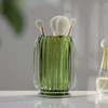 Desktop Glass Makeup Brushes Holder Makeup Storage Box Lipstick Nail Polish Jewelry Display Holder Cosmetic Organizer Box 4