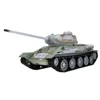 New Remote Control Tank Henglong 3909-1 Russian T34/85 Large Multi Functional Combat Simulation Rc Tank Car Model Kids Xmas Gift 4