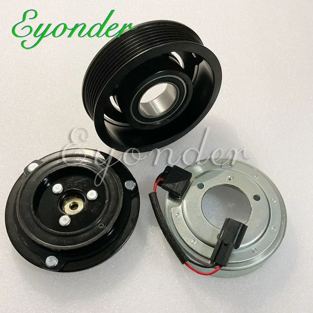 A/C AC Air Conditioning Compressor Clutch Pulley compressor magnetic clutch For Valeo DKS17D Renault KOLEOS HY0K 2.0 M9R 926007877R Z0010612A 92600JY02A
