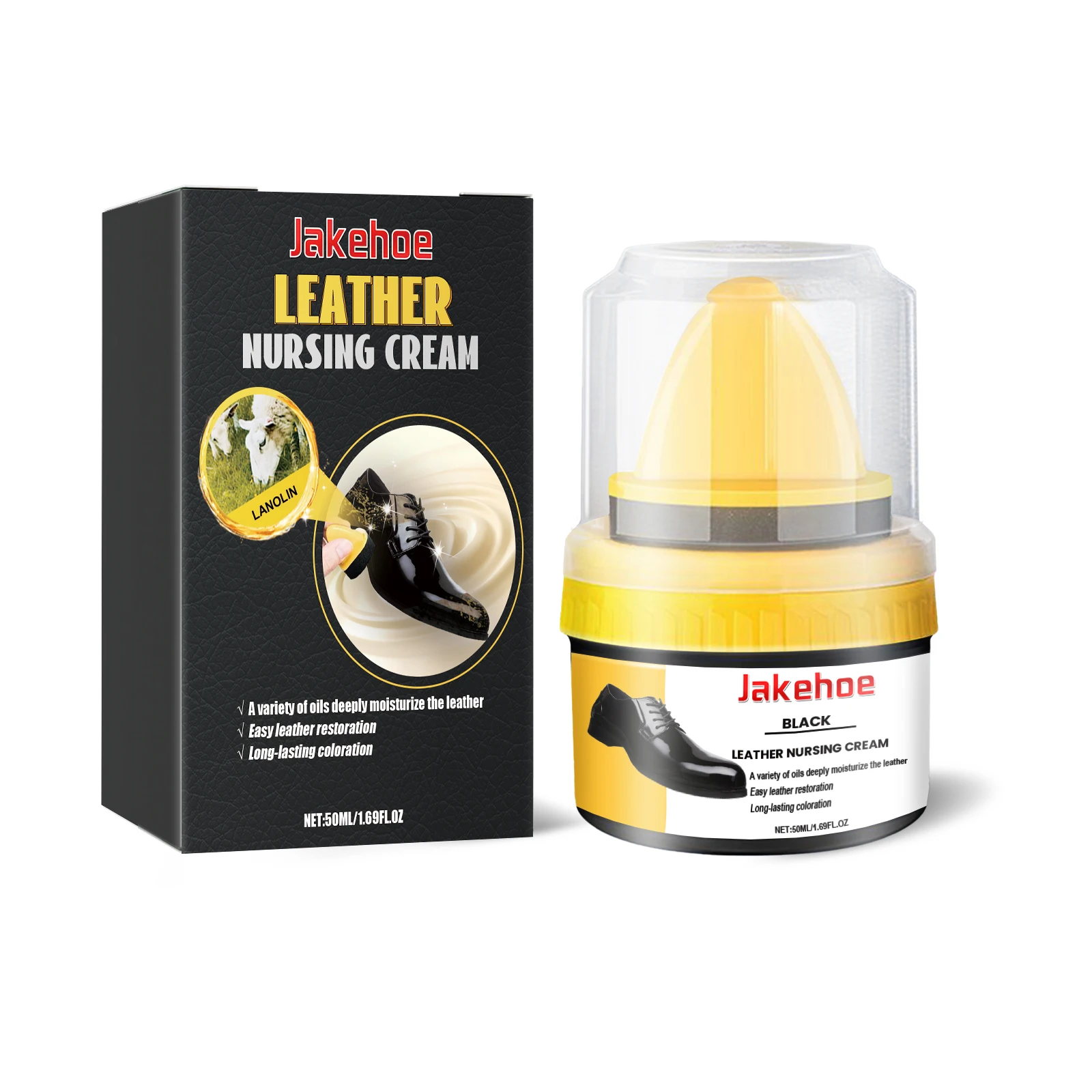 Leather Care Polish Wax Cream for Shoes and Furniture