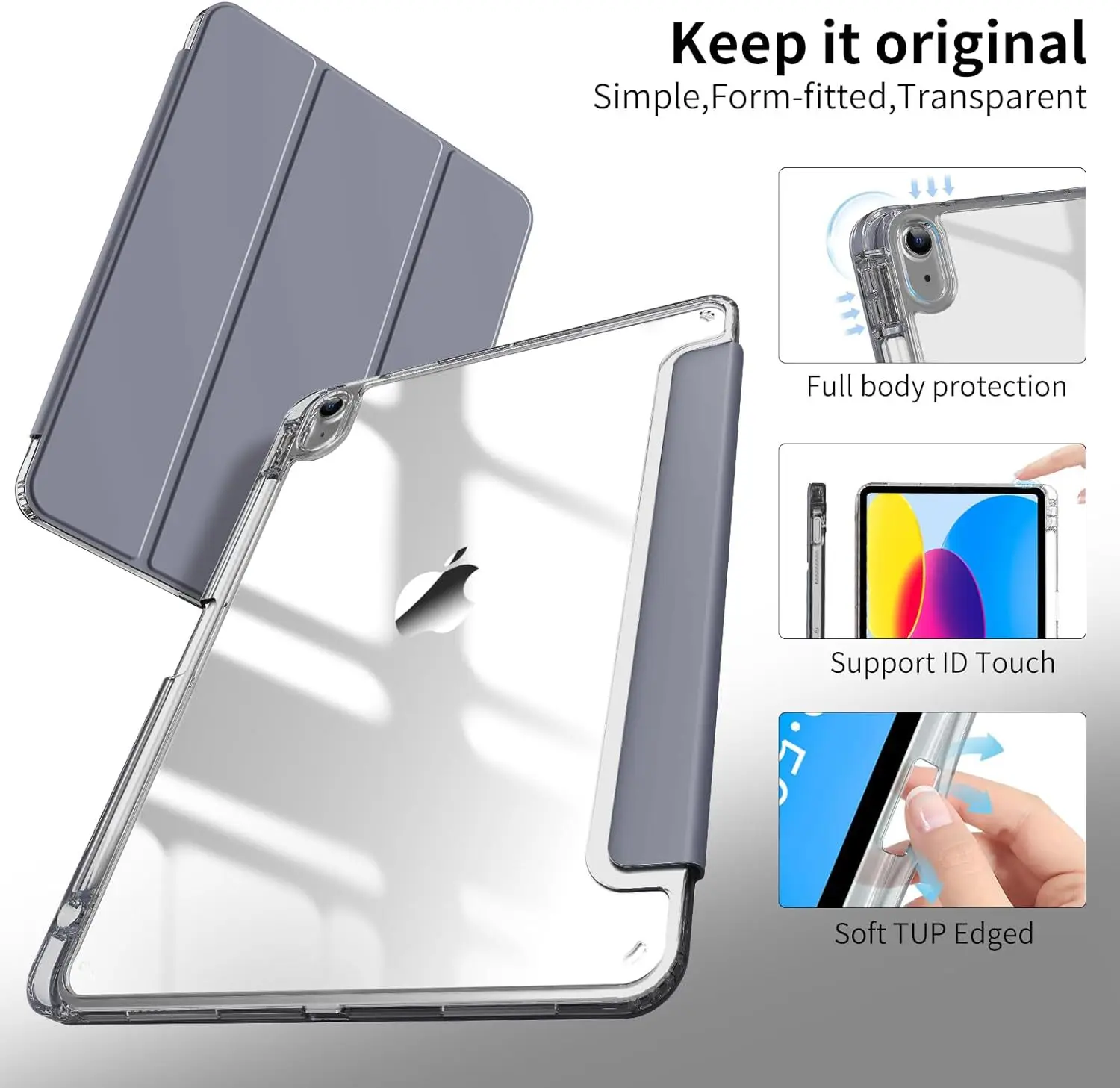 Enhanced iPad Protective Case with Apple Pencil Holder