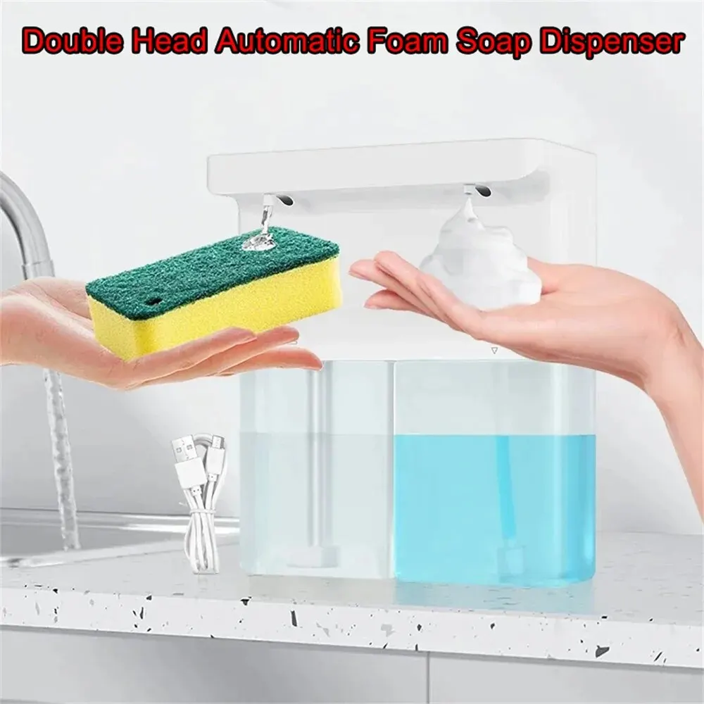 Dispenser automatico di sapone in schiuma da 420 ml montato a parete