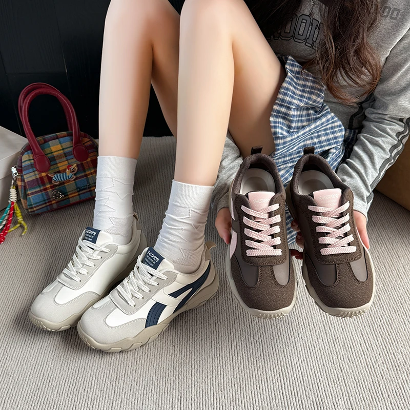 Spring/ Autumn Elegant Round Head Strap Running Sports and Leisure Shoes Fashionable Best Selling New Comfortable Women's Shoes