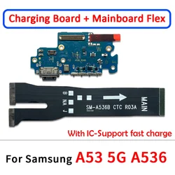 Universal USB Charger Dock Flex Cable with IC Microphone Main Board (A53 5G A Set)