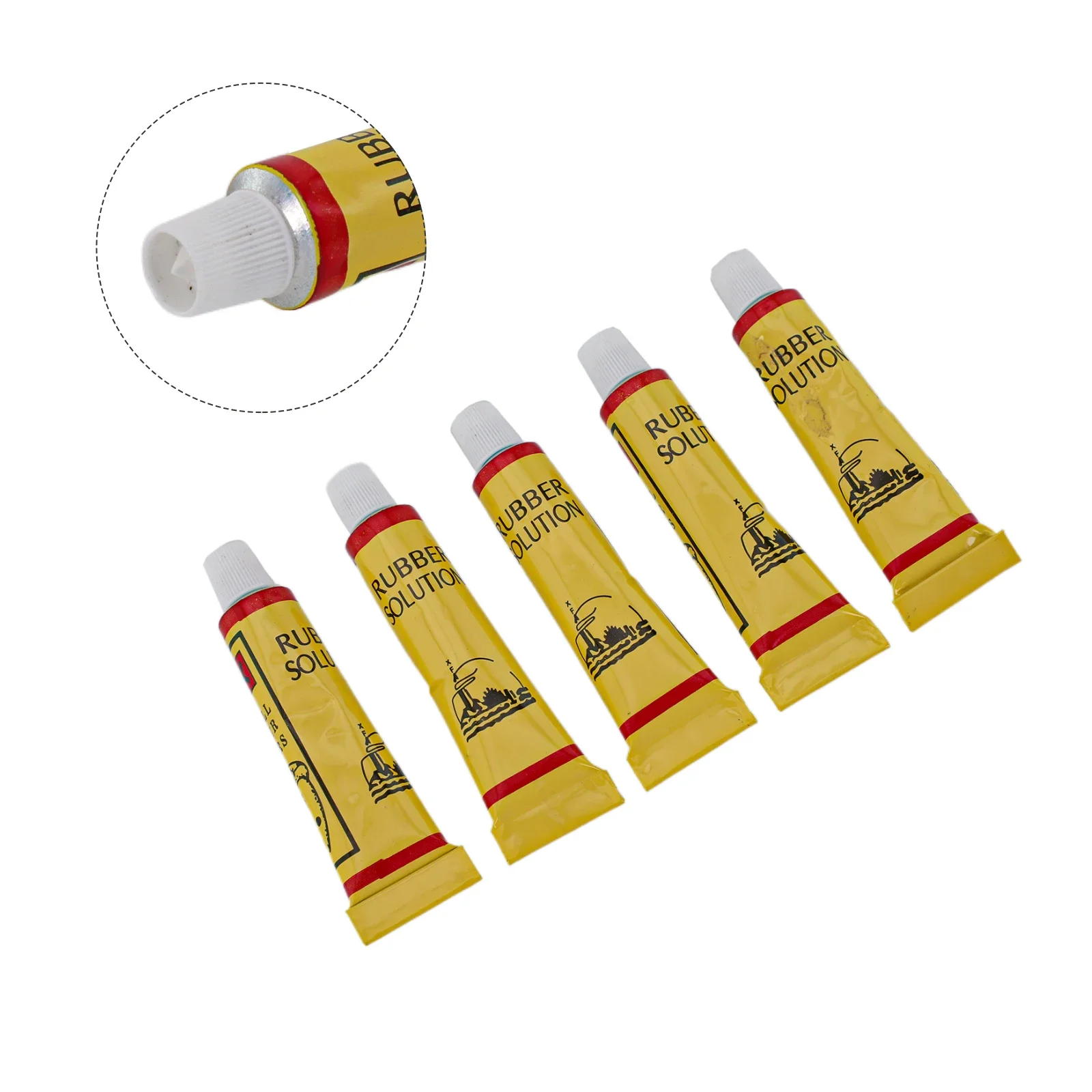 5Pcs Tire Repair Glue For Bicycle Motorcycle Tires Tube Patching Glue Cement Adhesive Puncture Tire Repair Tools Cycling Car 2
