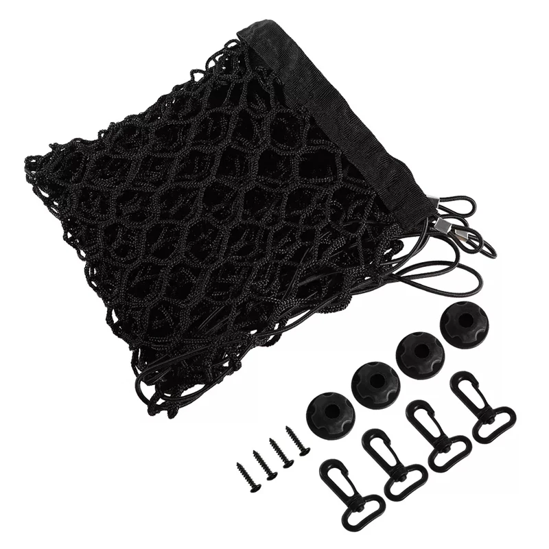 Car Trunk Cargo Net – Durable Nylon Elastic Mesh Storage Organizer for SUV & Truck
