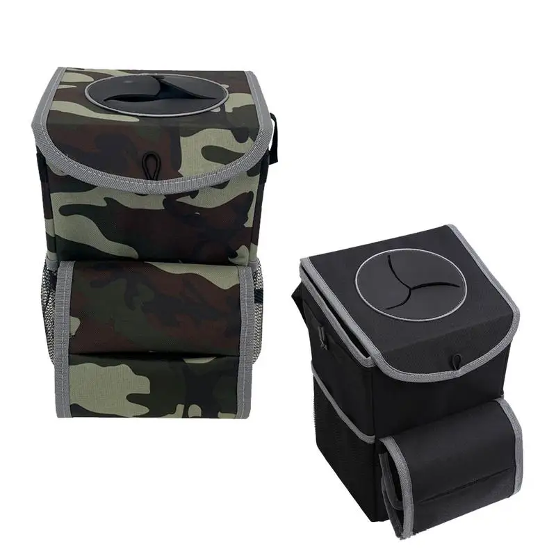 

Waterproof Car Trash Bin Foldable Vehicle Trash Can Car Interior Accessories Automotive Tissue Holder Storage Bin Car Must Haves