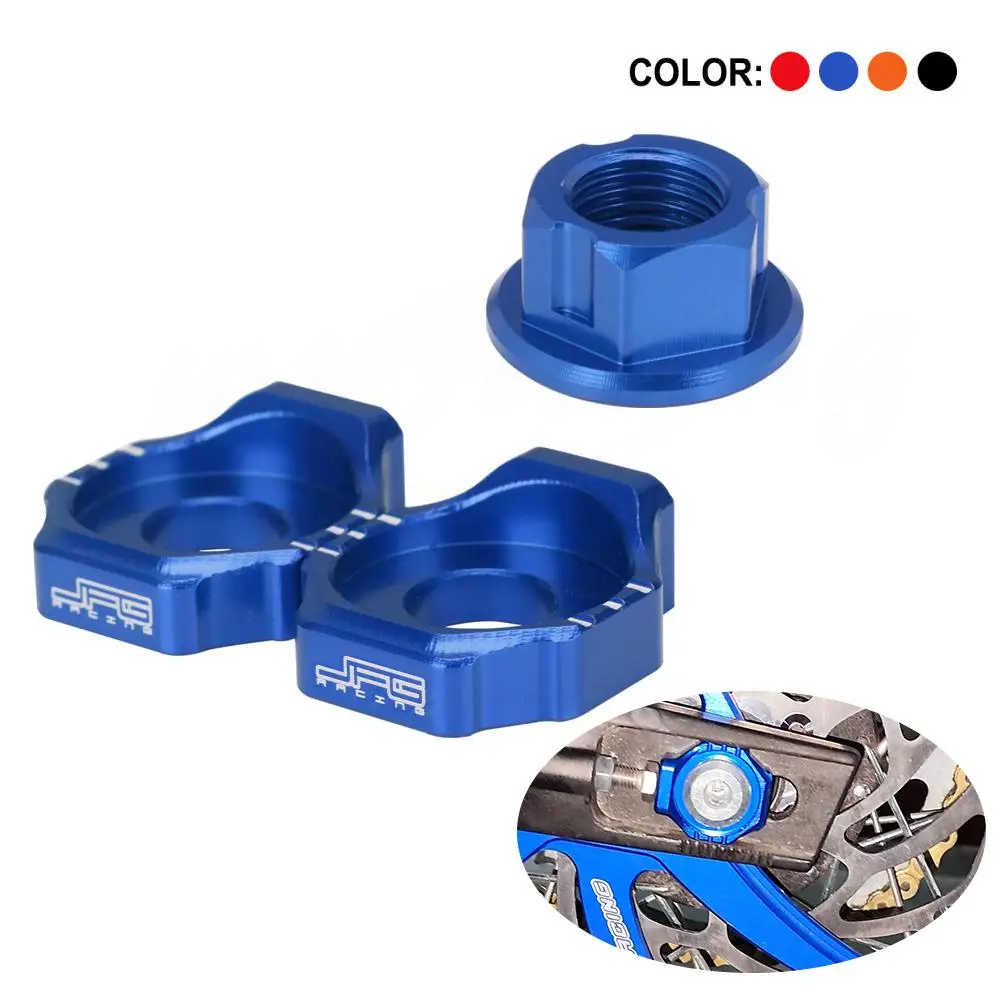 MotorcycleRearM12125PAxleNutBoltChainAdjusterAxleBlockFor