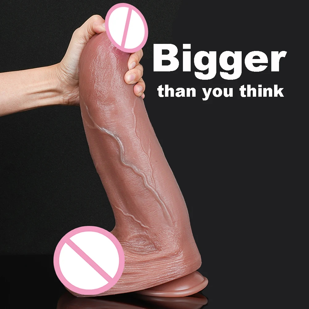 Gode Huge Dildo Realistic Penis Thick Glans Cock Dick Strap On Suction Cup Vagina Masturbator Adult Sex Toys For Women Sex Shop