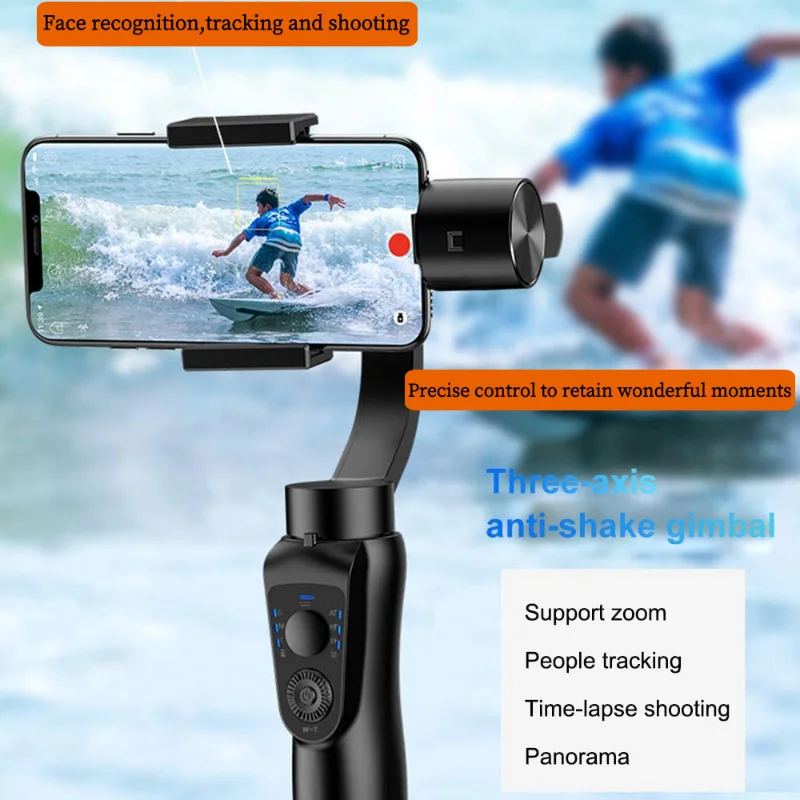 추수 감사절 S5B 안정화 핸드 헬드 모바일 짐벌 카메라 Stabilisateur 스마트 폰 전화 짐벌 전화 안정기 Dsl