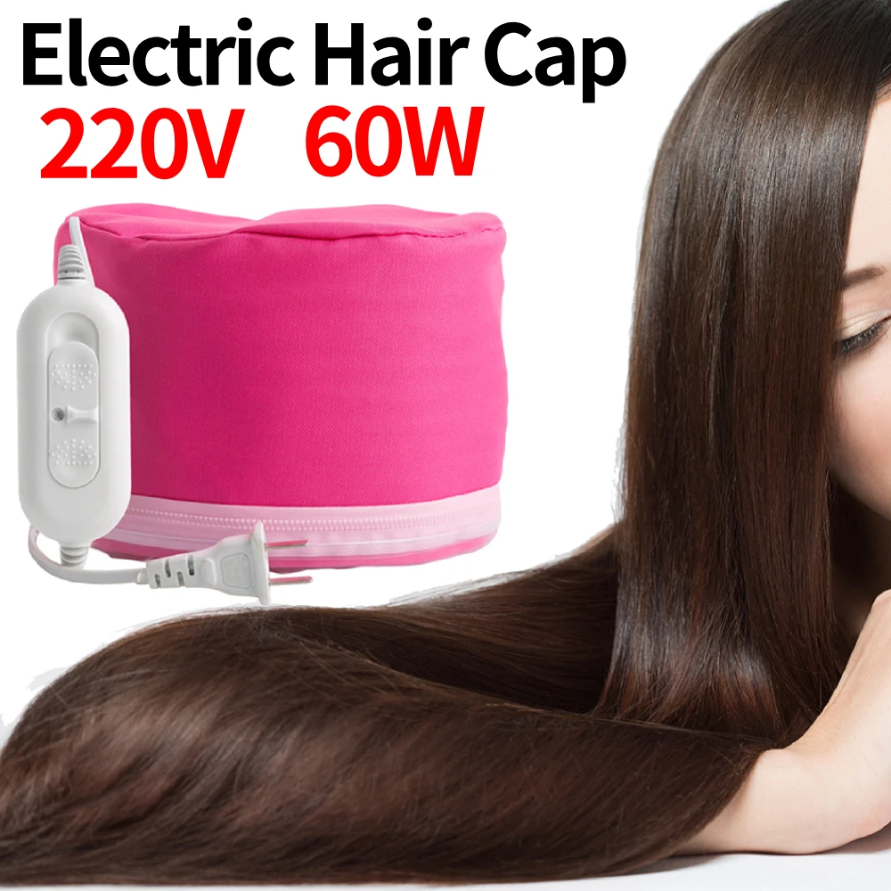 Hair Steamer Cap Upgrade Heating Cap 220V Thermal Cap with Intelligent Protection for Family Personal Care for Hair Spa Home Use