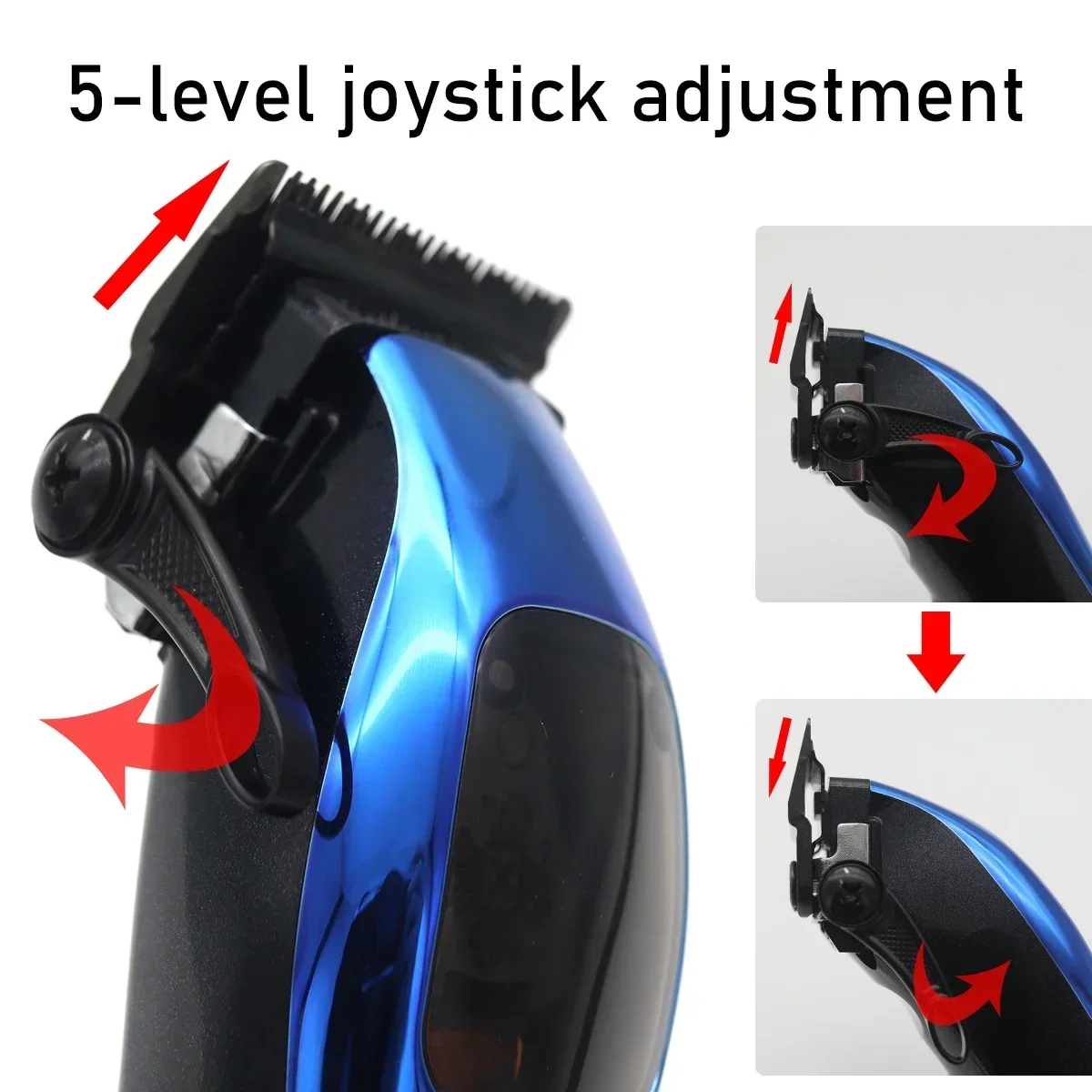 Cortadora de pelo profesional para hombre, 2361, 10000 RPM, motor magnético, cuchilla DLC con cargador de base_voghion.com