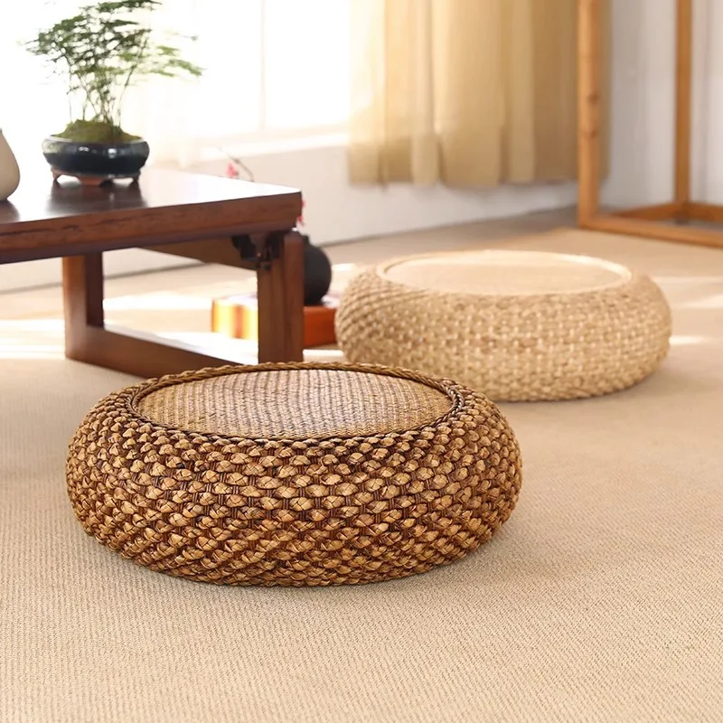 Straw Futon Cushion Tea Ceremony Home Ground Japanese Tatami Meditation Meditation Worship Mat Cattail Floor Cushion 3