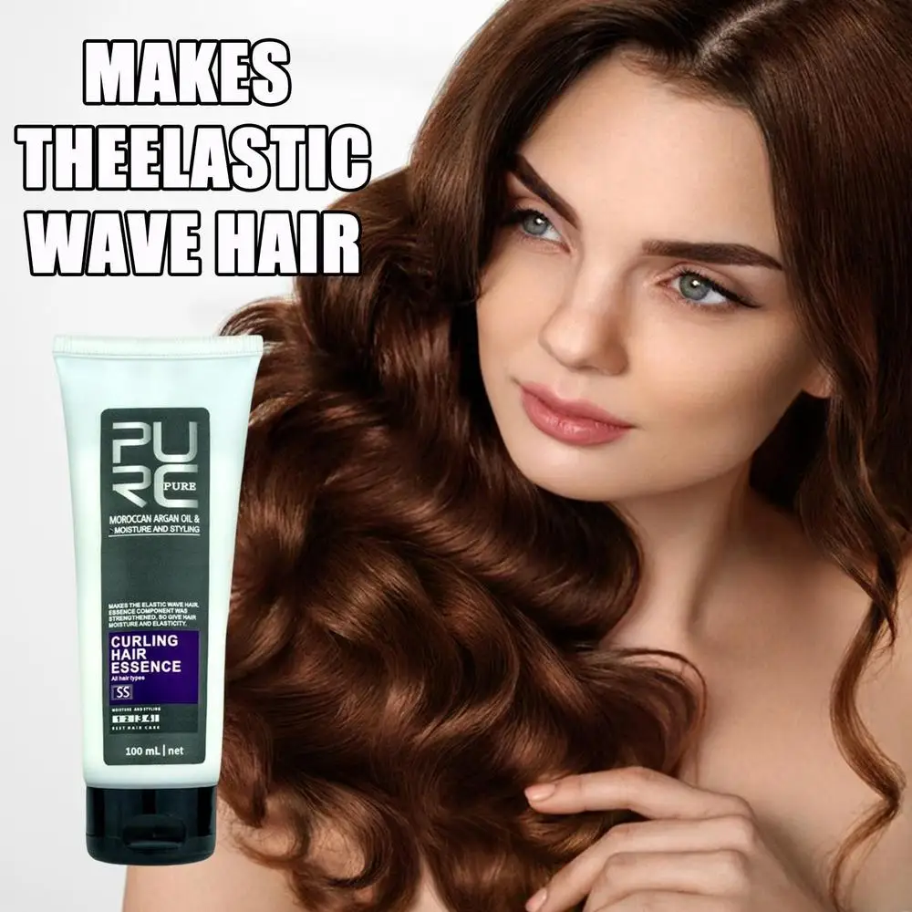 Description Picture 4 of itemCurly Defining Cream 100ML Hair Styling Products For Wavy Hair Shiny And Hydrating Curly Hair Gel Color Safe And Heat Protectant