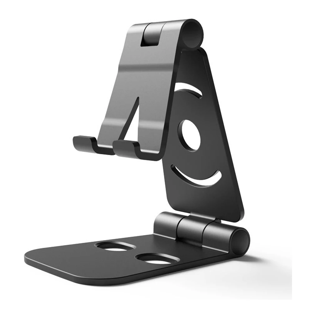 mobile phone stand for desk Portable Mini Mobile Phone Holder Foldable Desk Stand Holder 4 Degrees Adjustable Universal for iPhone Andorid Phone mobile stand for table Holders & Stands